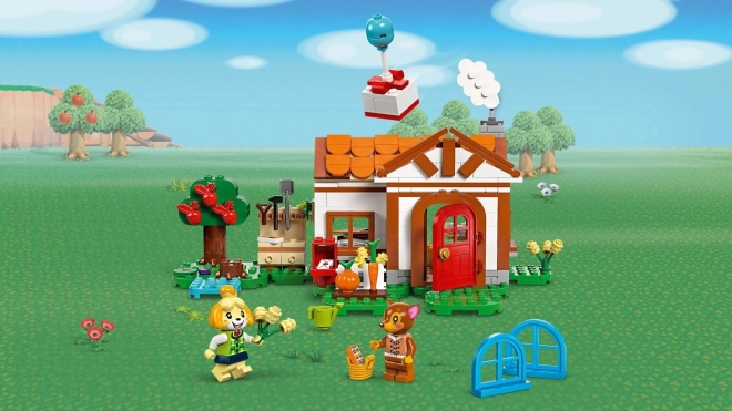 Besuch bei Isabelle - Animal Crossing Bausteinset