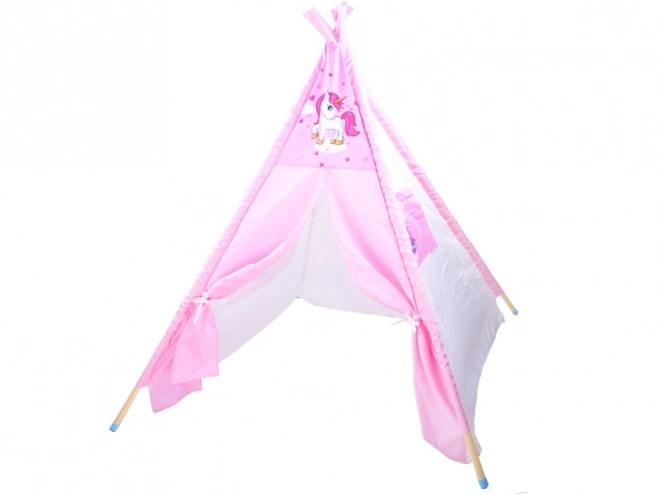 Mädchen Spielzelt Tipi mit Einhorn