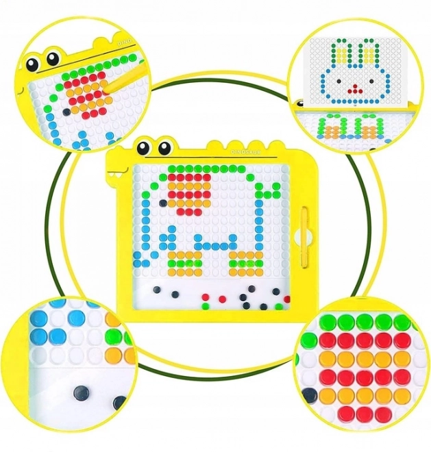 Magnettafel für Kinder Montessori MagPad Dinosaurier