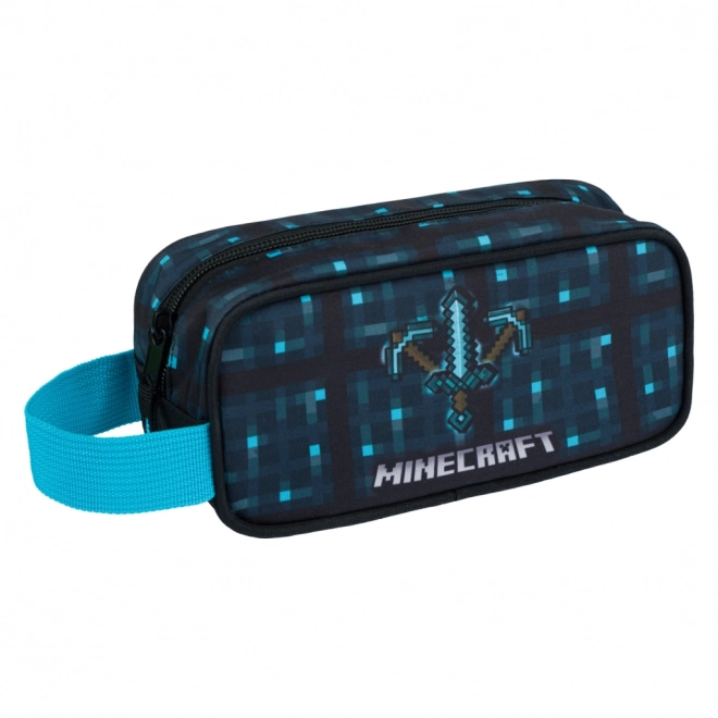 Minecraft Set mit blauer Axt und Schwert