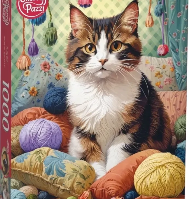 Cherry Pazzi Puzzle Katze im Garn