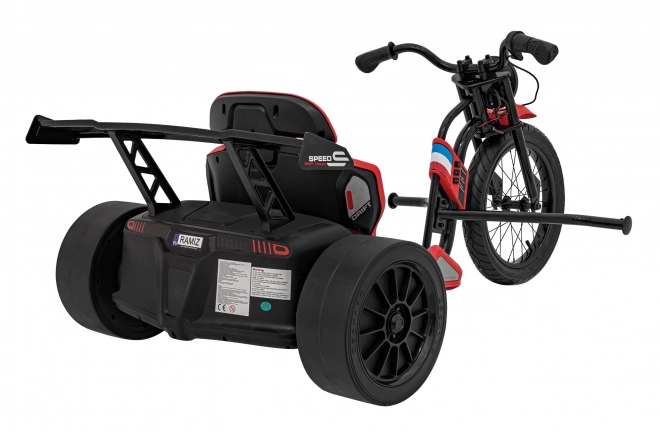 Elektrisches Kinderauto Drift Bike 21 Rot