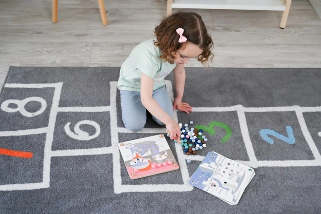 Arktische Tier Puzzlespiel mit Kugeln