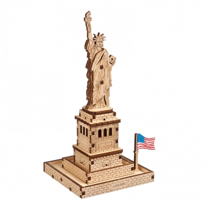 3D Holzmodell Freiheitsstatue