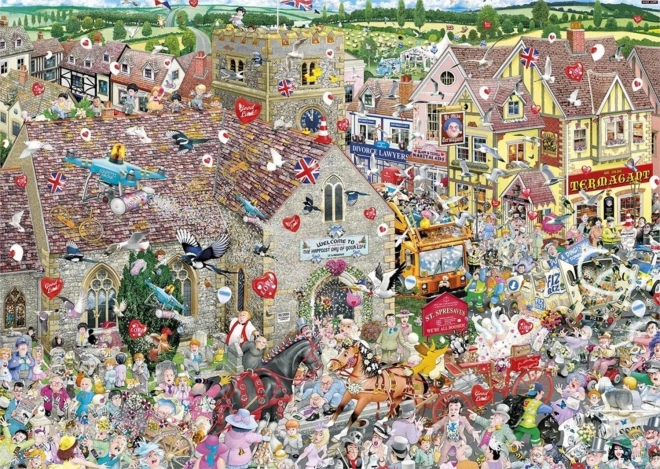Gibsons Puzzle Ich liebe Hochzeiten und Festessen 1000 Teile