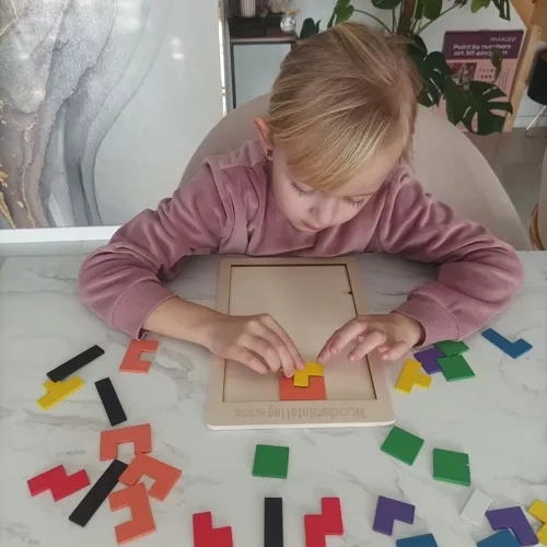 Holzpuzzle für Kinder