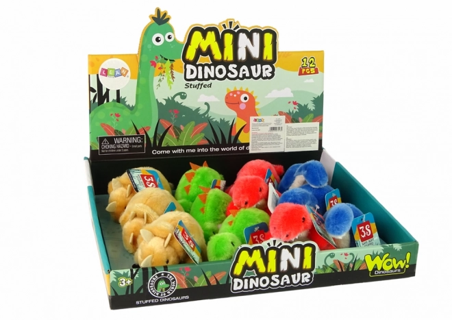 Mini Plüsch Dinosaurier 4 Arten