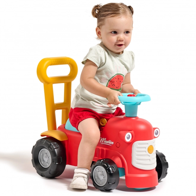 Roter Fahrtraktor Maurice für Kinder