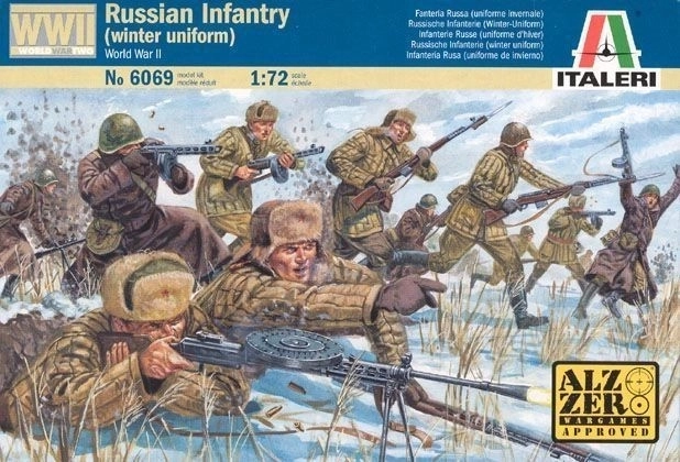 Russische Infanteriesoldaten Figuren Set