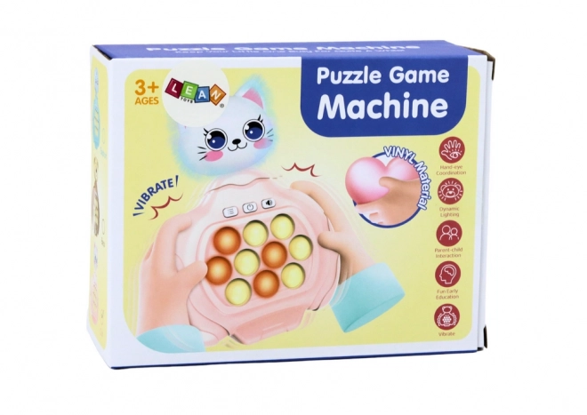 Pop-It Spiel Konsole mit Katze, Rosa, Zręcznościowa