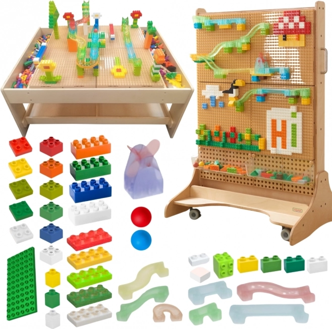 Baukasten Kugelbahn STEM Masterkidz 359 Stück