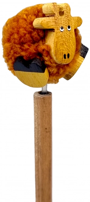 Toys Holzstift Pompon Giraffe