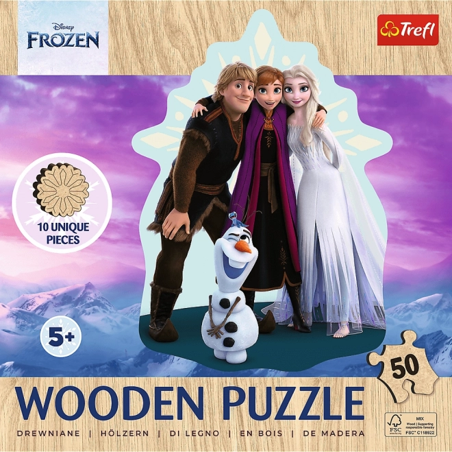 Holzpuzzle Die Eiskönigin: Prima Freunde 50 Teile