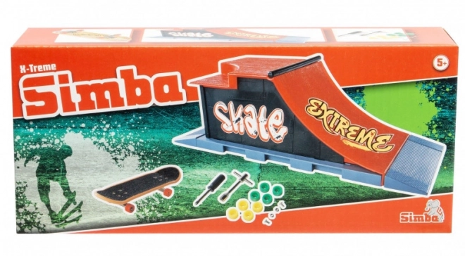 Mini Skateboard mit Extremer Rampe von Simba