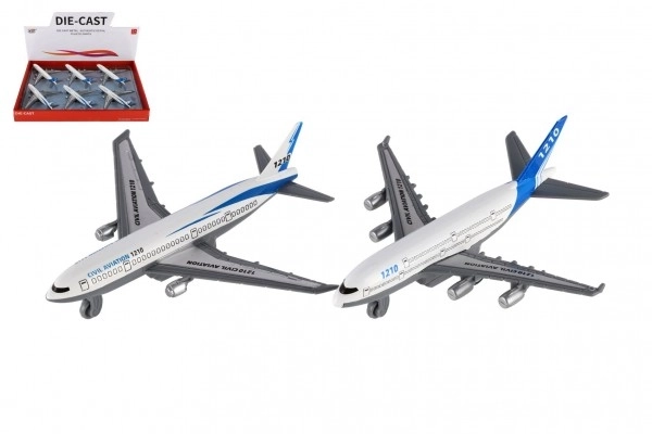 Metall- und Plastikflieger mit Schwungrad, Box mit 6 Stück