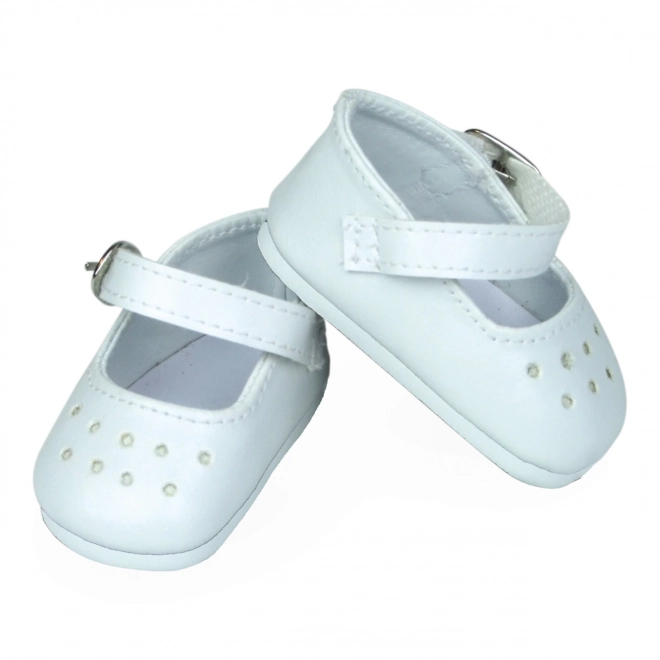 Weiße Puppenschuhe für Petitcollin