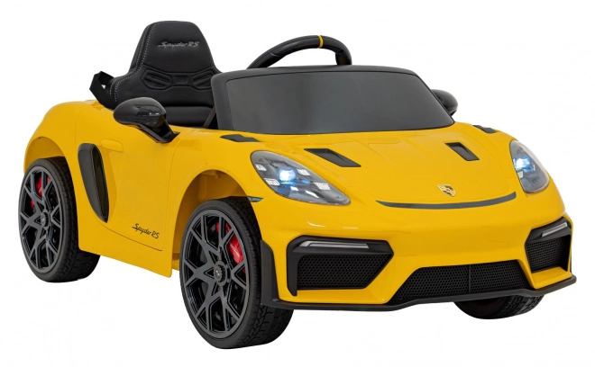 Kinder Elektroauto Porsche 718 lackiert – Gelb