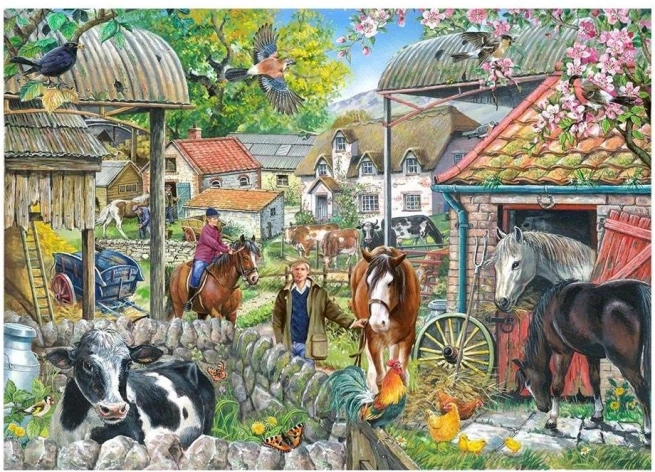 Puzzle Bauernhof GROSS 250 Teile