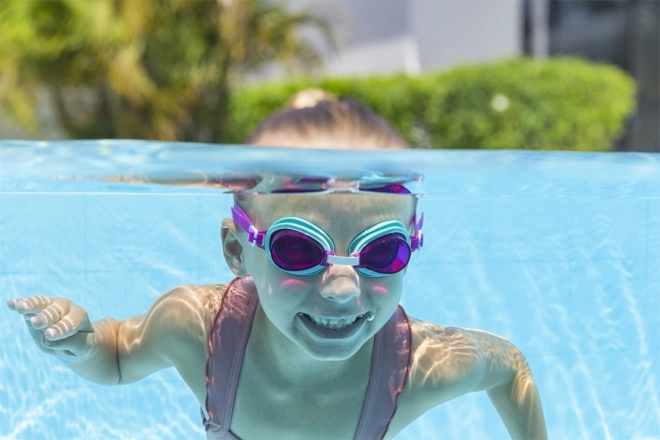 Schwimmbrille für Kinder Hydro-Swim Bestway Blau – lila