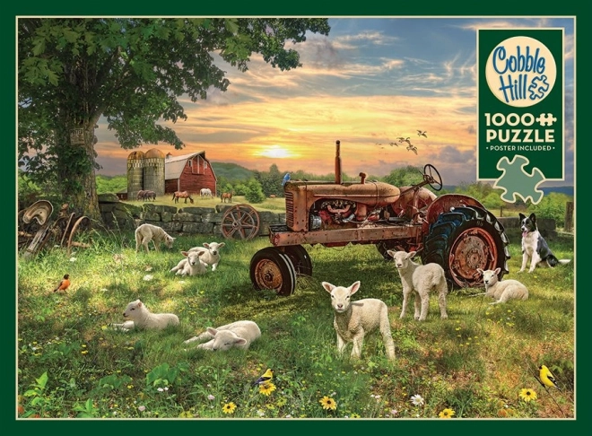 Puzzle Feld bei Sonnenaufgang von Cobble Hill 1000 Teile