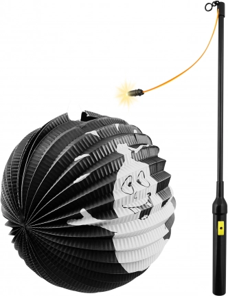 Halloween Lampion Geist mit Stab