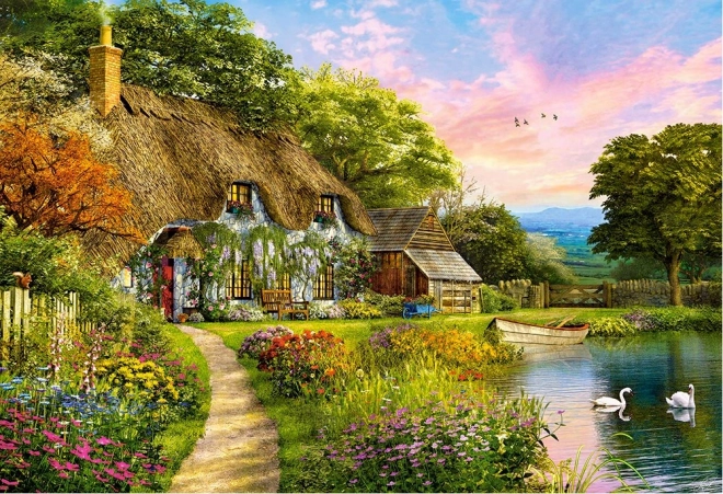 Puzzle 1500 Teile Ländliches Cottage