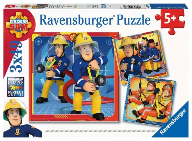 Ravensburger Puzzle Rettungseinsatz mit Feuerwehrmann Sam