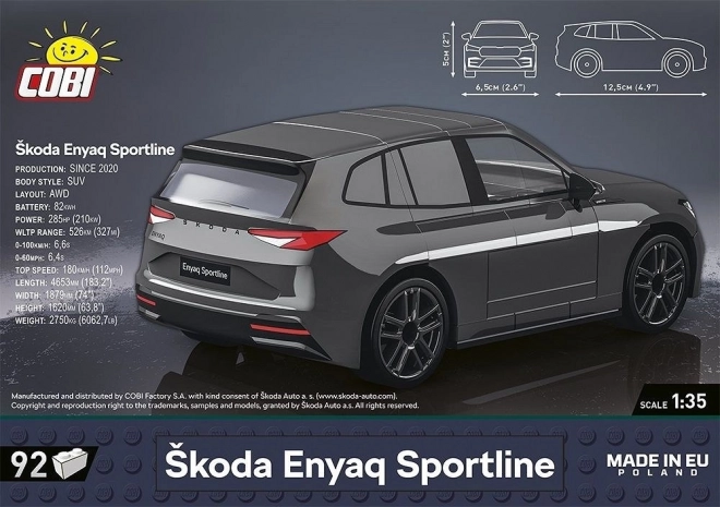 Škoda Enyaq Sportline Baukasten COBI