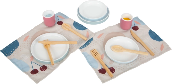 Komplettes Set für zwei Personen