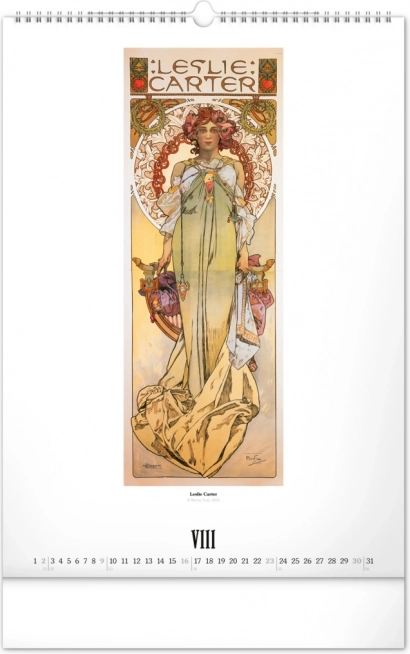 Wandkalender Alfons Mucha 2026