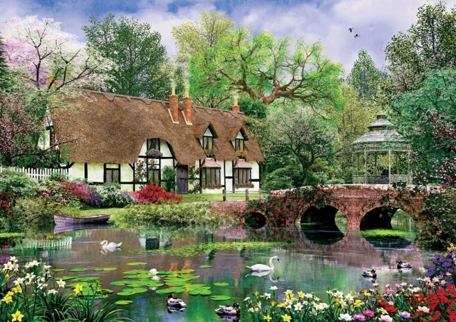 Wasserlilien Puzzle 1000 Teile