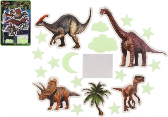 Leuchtende Dinosaurier für Wand und Decke