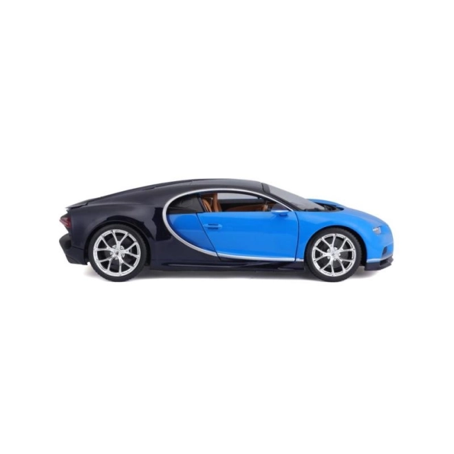 Bburago Bugatti Chiron Modellauto Blau/Blau