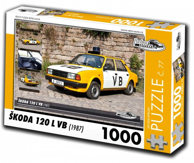 Retro-Mobil-Puzzle Škoda 120 L VB (1987)