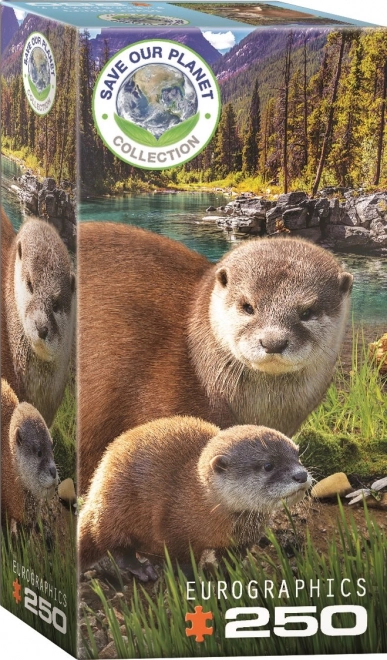 Puzzle Rette unseren Planeten: Otter XL 250 Teile