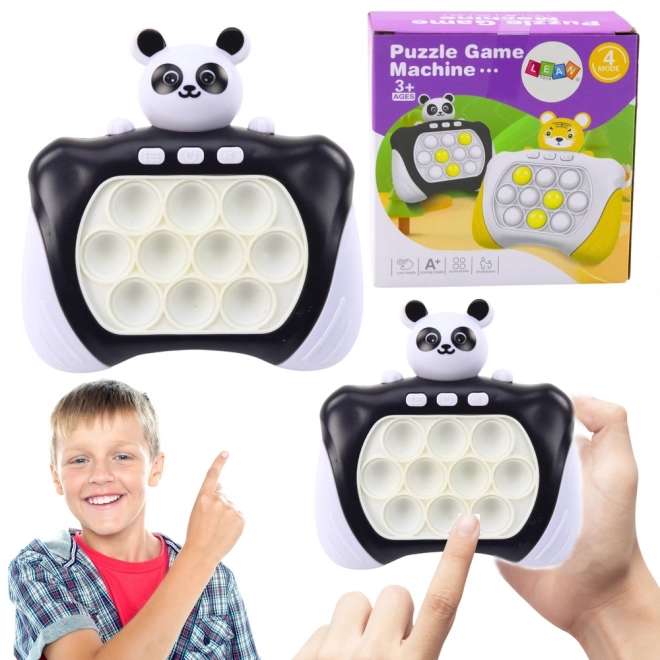 Elektronisches Geschicklichkeitsspiel Panda Pop-It Konsole