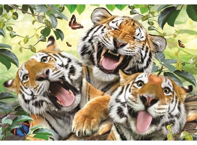 Puzzle Tiger-Selfie 260 Teile
