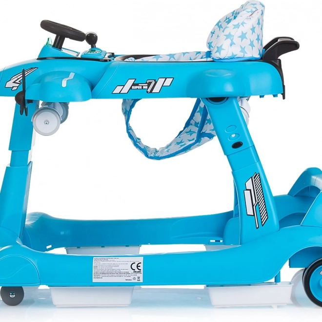 Lauflernwagen Chipolino Flugzeug 3in1 Blau
