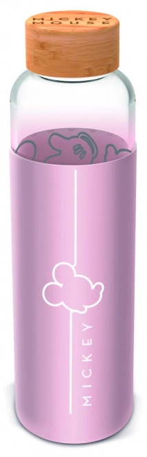 Glasflasche mit Hülle Mickey 585 ml