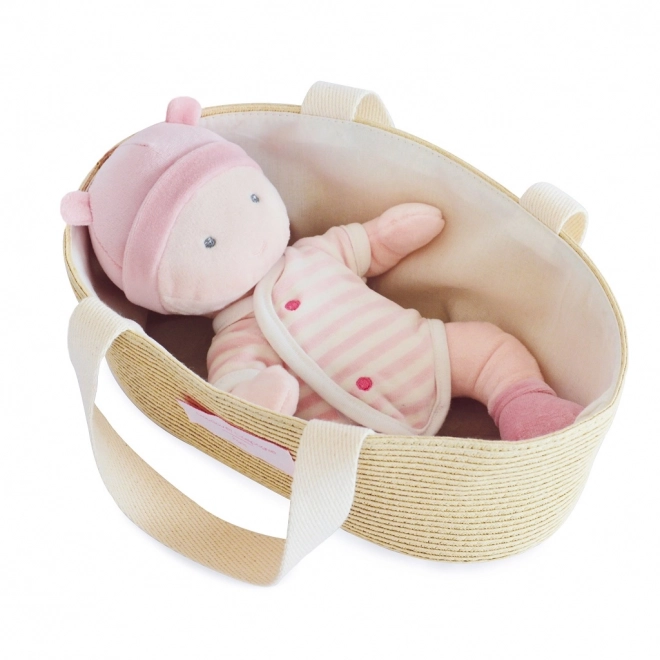 Doudou Jolijou Babypuppe Pola mit Tragetasche