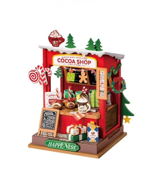 Miniatur Weihnachtsstand Kakao