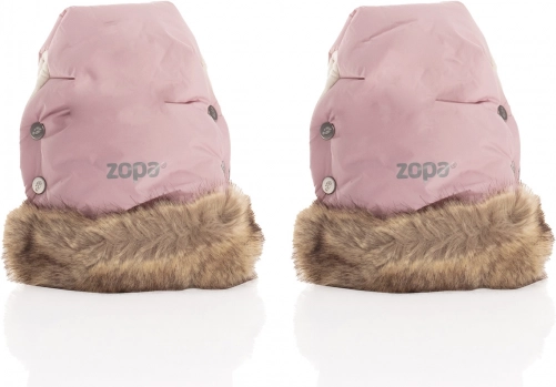 Winterhandschuhe Fluffy 2, Altrosa