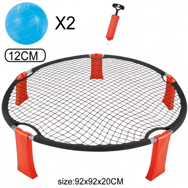 Woopie Geschicklichkeitsspiel Trampolin Set