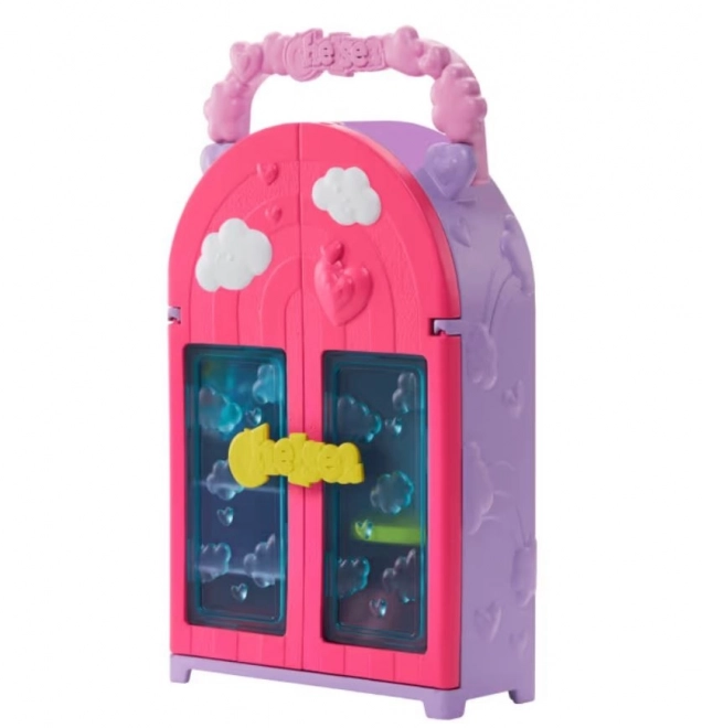 Barbie Chelsea Kleiderschrank Set mit Puppe und 15 Accessoires