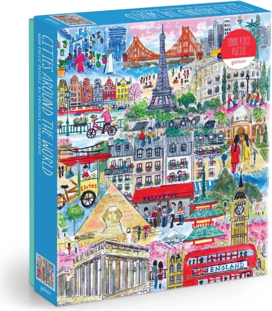 Puzzle Weltstädte Michael Storrings 1000 Teile