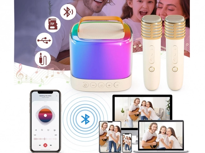 Kabelloses Mikrofonset mit Lautsprecher und Bluetooth