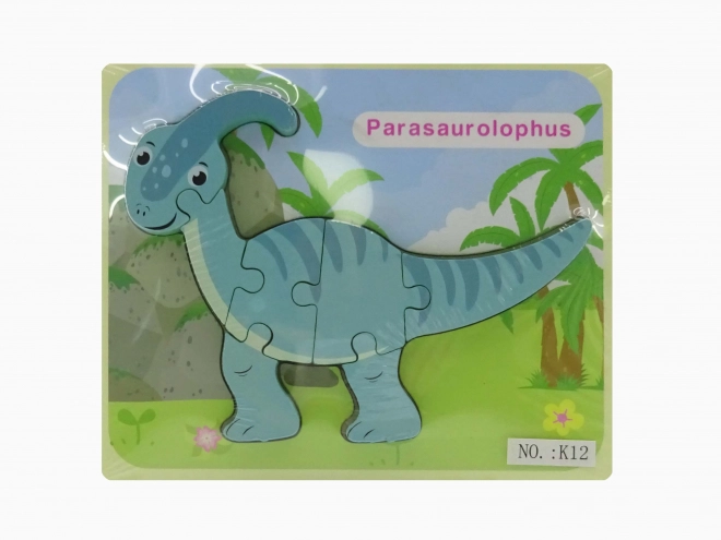 Holzsteckpuzzle Dinosaurier