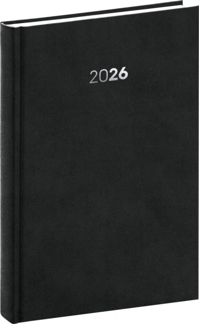 Tagesplaner NOTIQUE Balakon 2026, schwarz, 15 x 21 cm