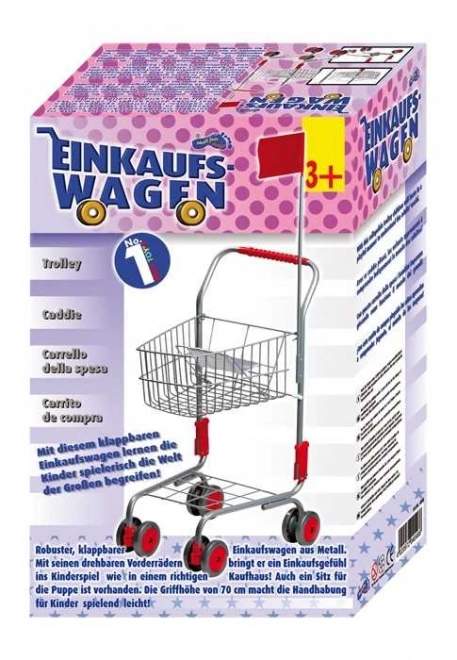 Einkaufswagen für Kinder Silber