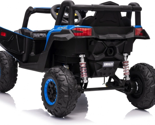 Elektrisches Kinderfahrzeug Buggy Madman UTV-MX blau